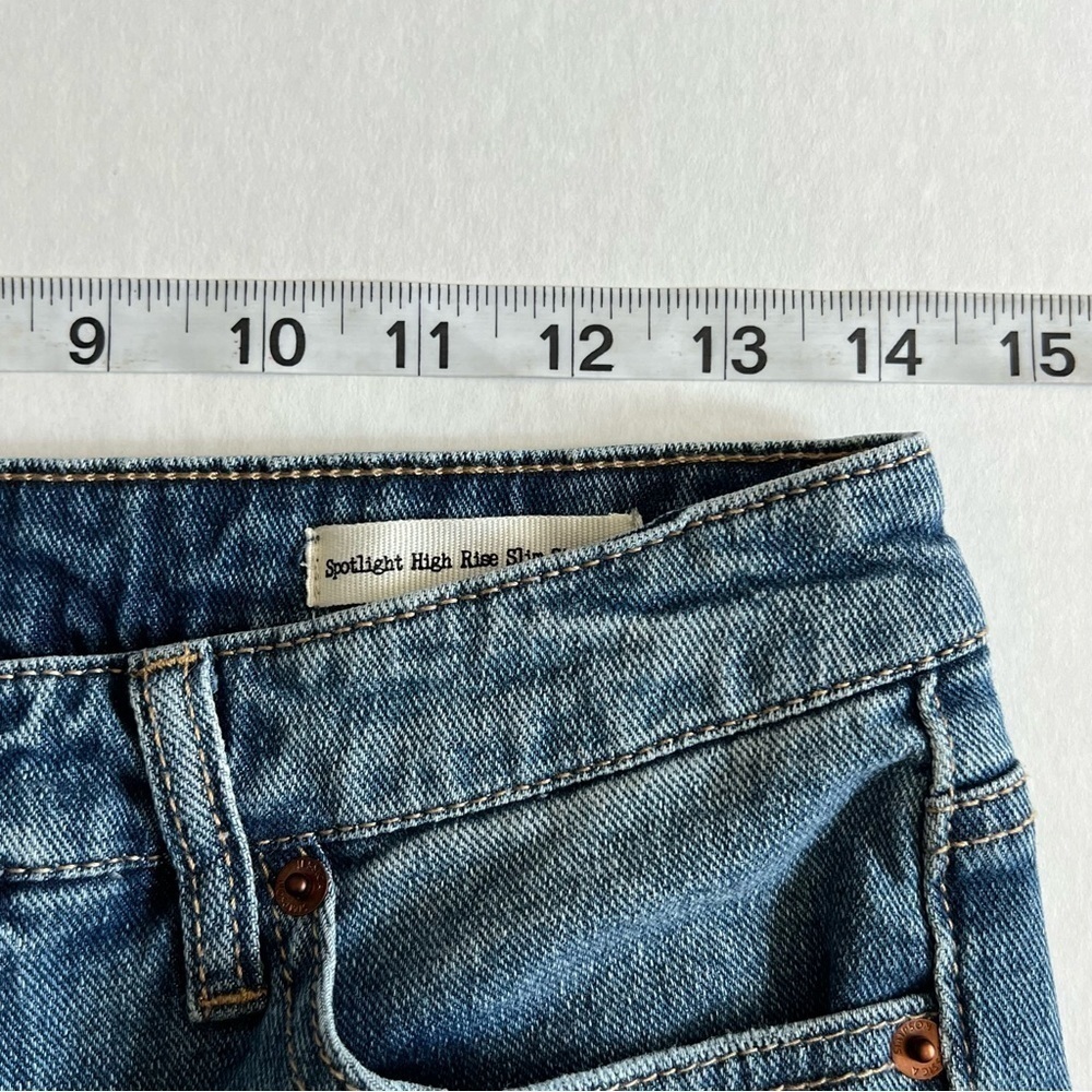 Jessica Simpson Spotlight High rise Straight ankle jeans in lucky star size 28 - Picture 10 of 15